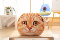 40cm&50cm Cat Pillow Car Cushion Creative Stuffed Cute Cat shape Nap pillow Cute seat cushion Plush Toys Animal Pillow