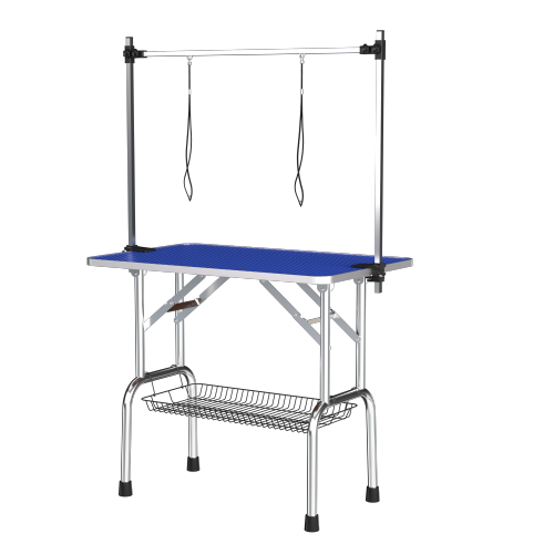 Large Pet Dog And Cat Grooming Table With Adjustable Arms And Clips Large Heavy Duty Animal Grooming Table 42 Inches