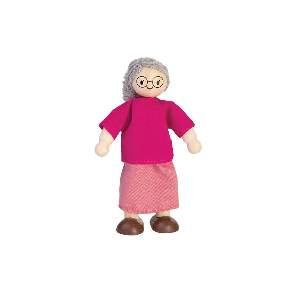 Grandmother Dollhouse Figure - Light Skin Tone - BIG FRENCHIES