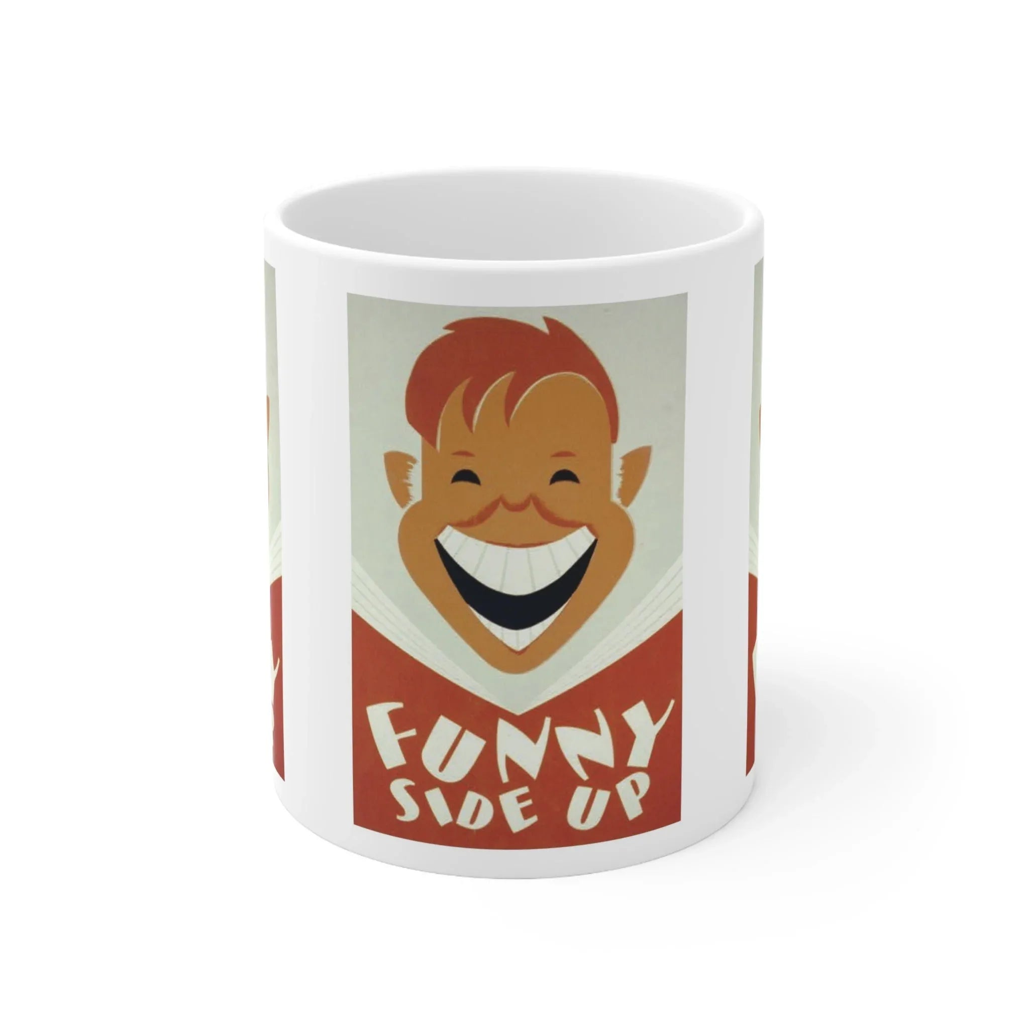 ROADSIDE MUGS - Funny Side Up WPA Ceramic Mug 11oz - BIG FRENCHIES