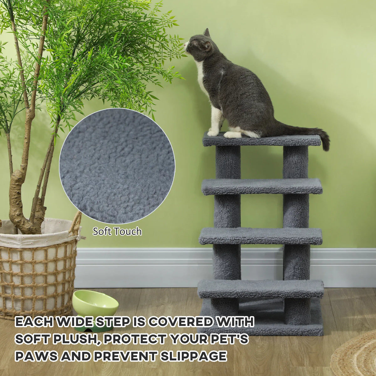 Pet Stairs Dog Cat Step Scratch Post