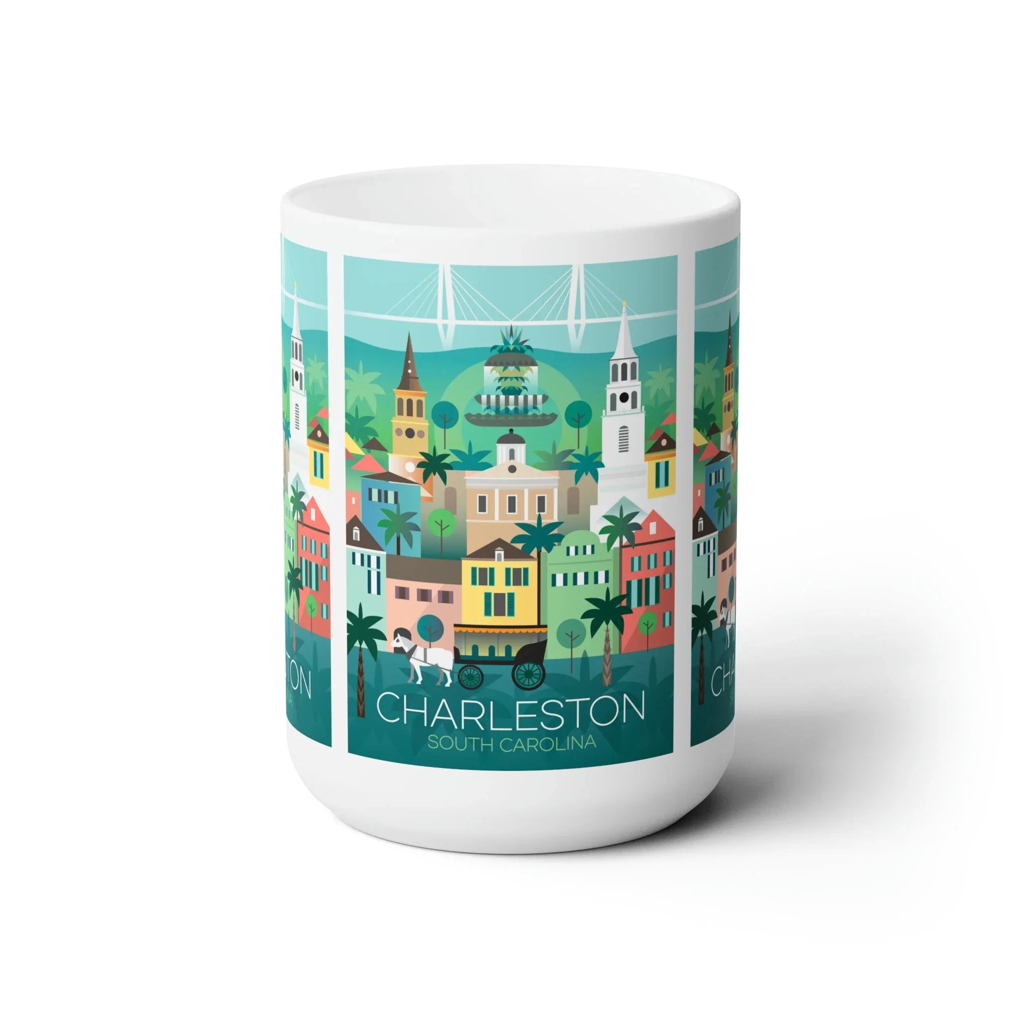 Charleston Ceramic Mug 11oz or 15oz - BIG FRENCHIES