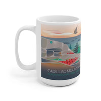 ACADIA NATIONAL PARK, CADILLAC MOUNTAIN 11 OZ OR 15 OZ CERAMIC MUG - BIG FRENCHIES