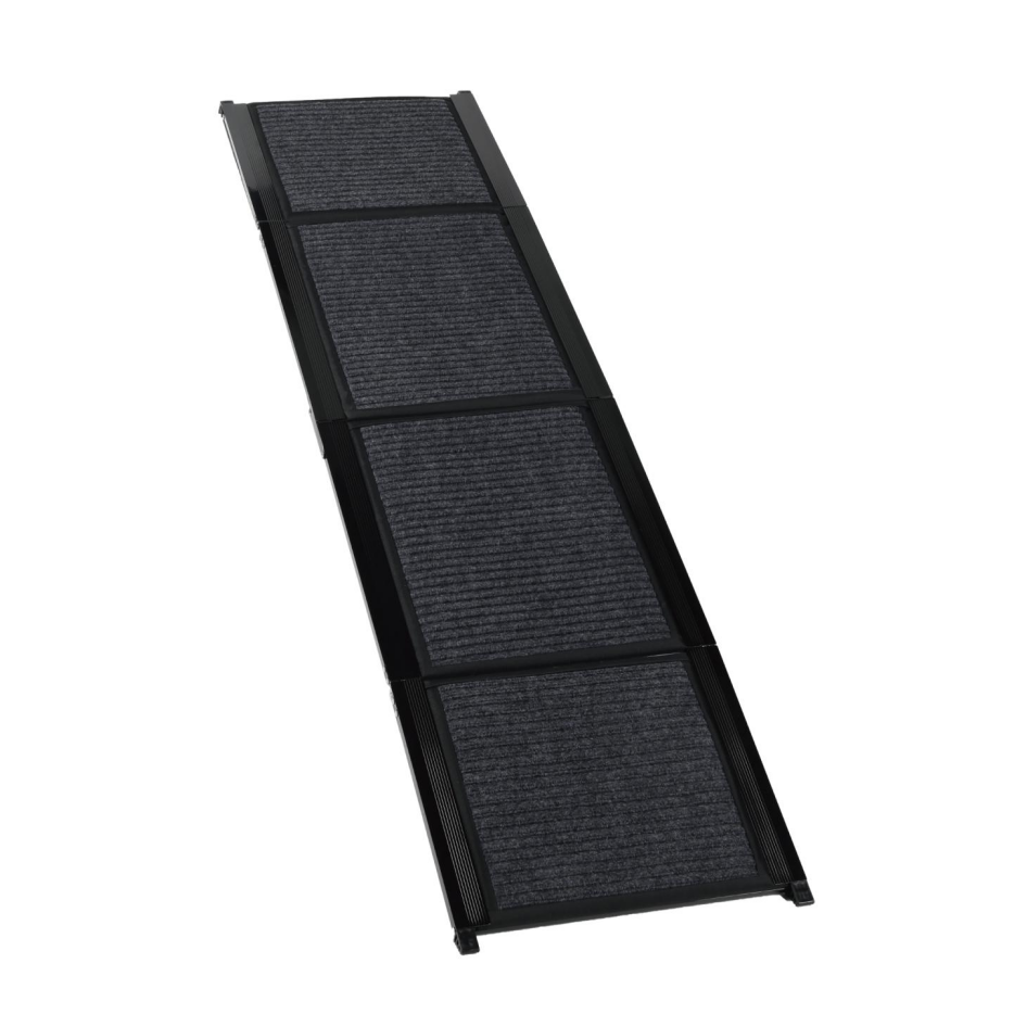 Dog Ramp For Car 65inchX17.2inch Large Folding Pet Stair Ramps For Truck, SUV, With Non-Slip Surface, Up To 250LBS, Outd
