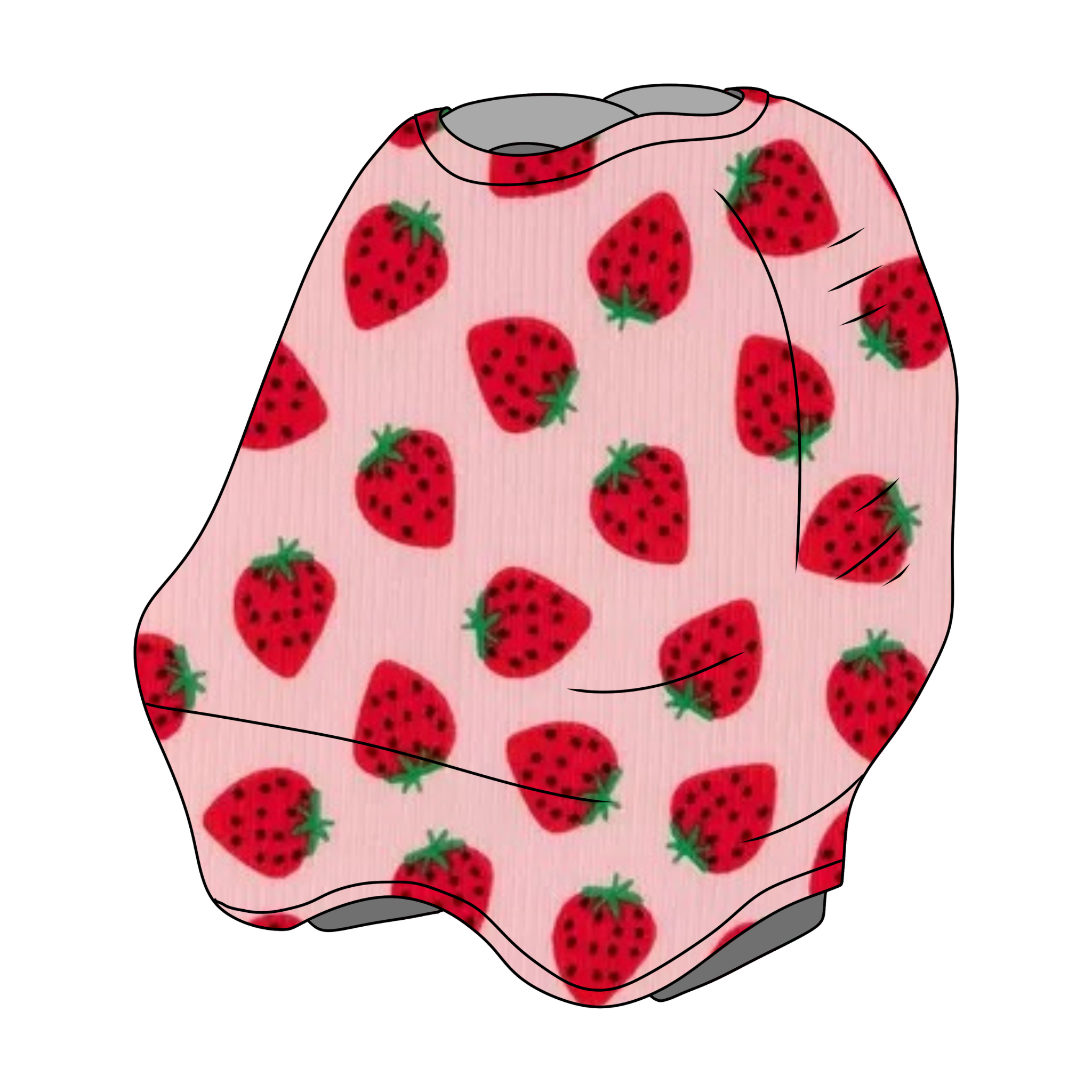 Strawberry Car Seat Cover