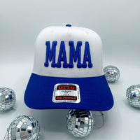 Mama Puff Blue + White - Trucker Hat