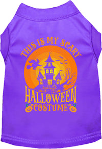 Scary Halloween Costume Pet Shirt