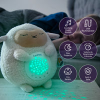 Sound Soother Lamb - Nursery Sound Soother Night Light - BIG FRENCHIES