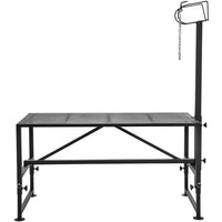 Livestock Stand with Adjustable Height and Metal
