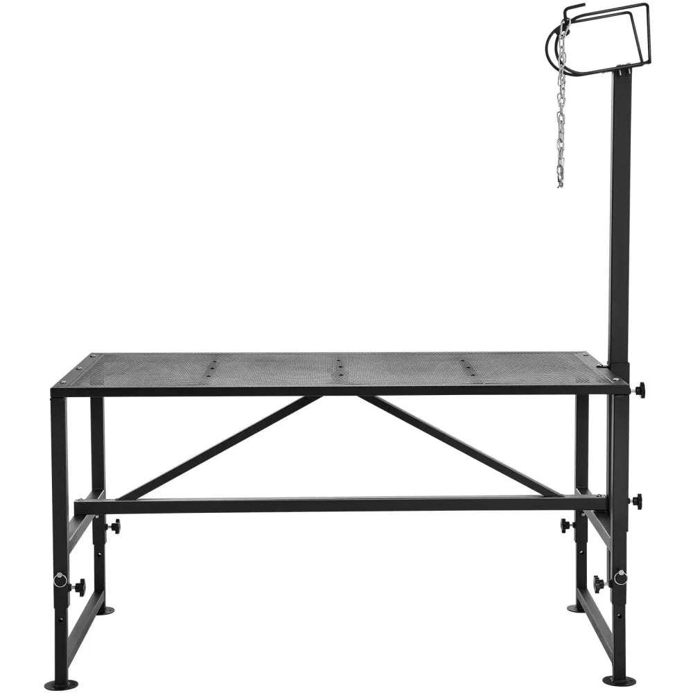Livestock Stand with Adjustable Height and Metal