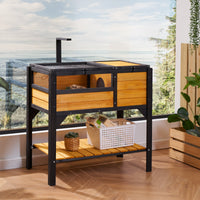 Wooden Tortoise House Tortoise Habitat Indoor & Outdoor For Lizards Snakes