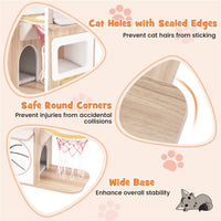 47 Inches Wooden Cat Condo