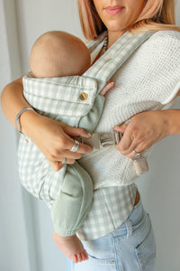 Monroe x Coco Gingham - Cotton Baby Carrier (7-35 lbs)