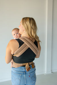 Monroe x Coco Desert - Cotton Linen Baby Carrier (7-35 lbs)