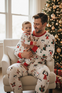 Bark The Halls (Men's Long Sleeve PJ) - BIG FRENCHIES
