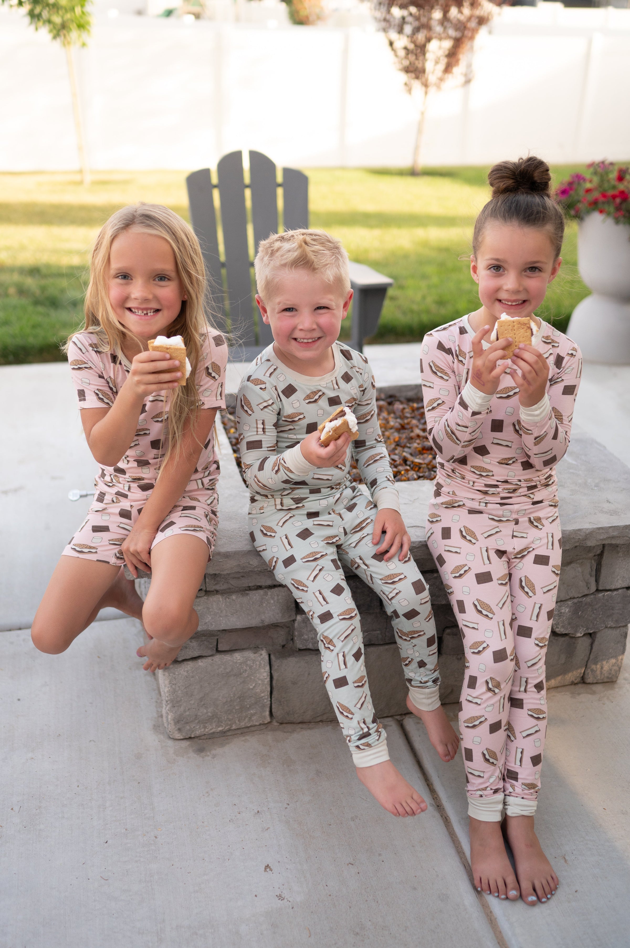S'more to Love (Long Sleeve PJ) - Blue - BIG FRENCHIES
