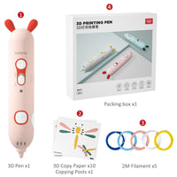 Beiens 3D Pen Creativity DIY Printing Pen Early Educational Drawing Toys ABS Filament Kids Design Drawing Pen Montessori Toys