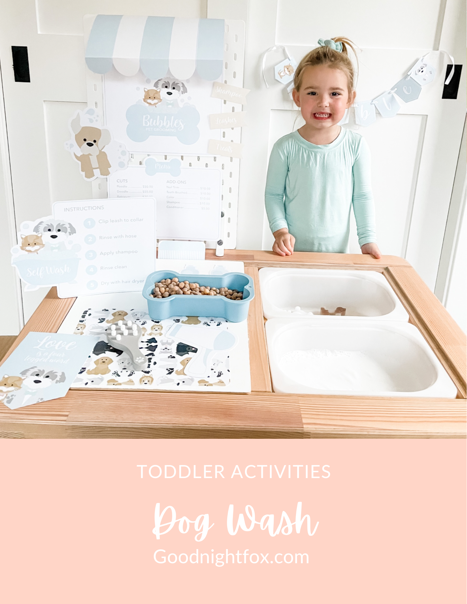 Dog Wash Pet Shampoo Dramatic Play