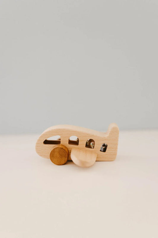 Mini Plane Wooden Airplane Toy - BIG FRENCHIES
