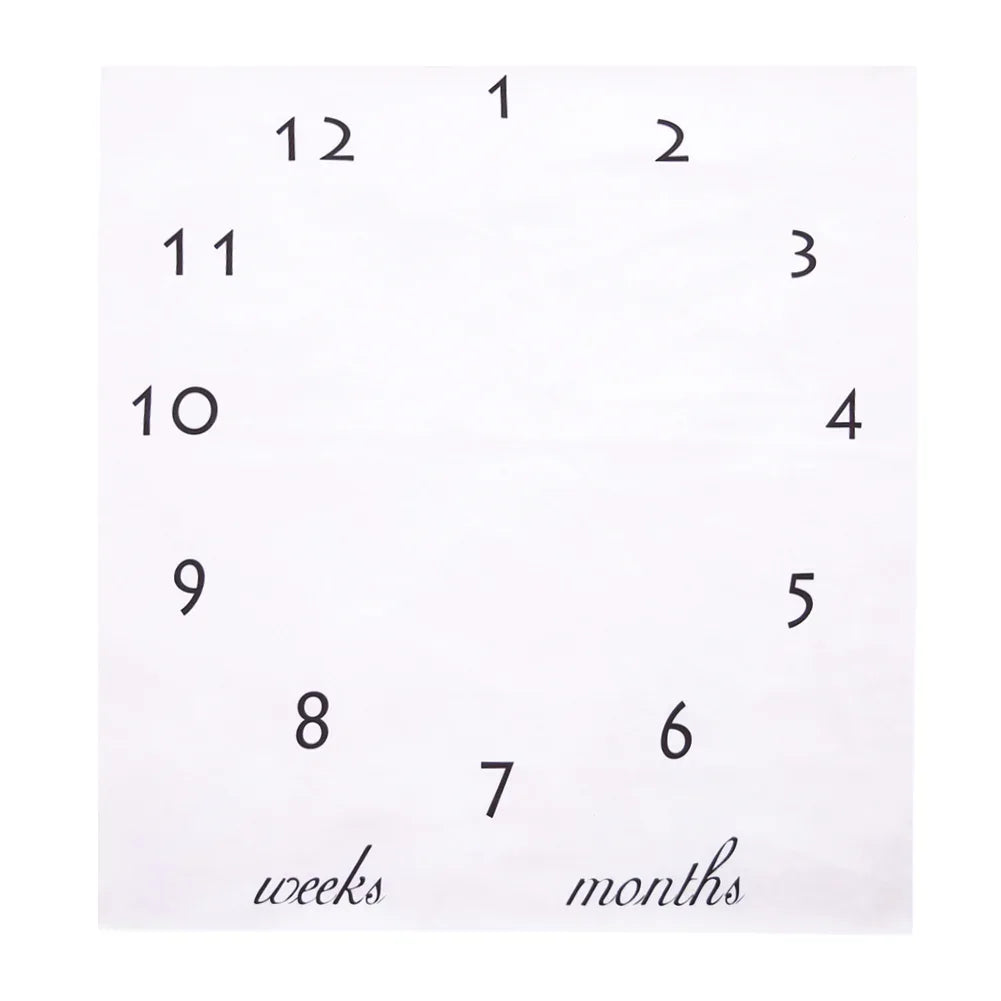 Newborn Baby Milestone Photography Blanket - # BAGE41110002 - BIG FRENCHIES