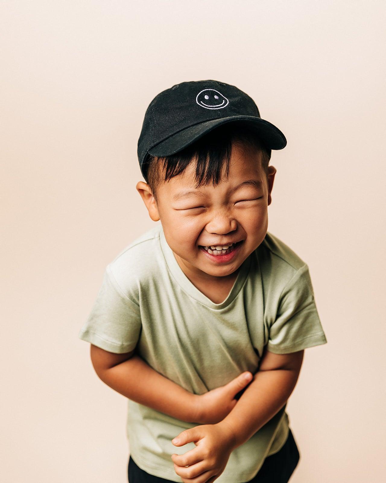 Smiley Face Baseball Hat - BIG FRENCHIES