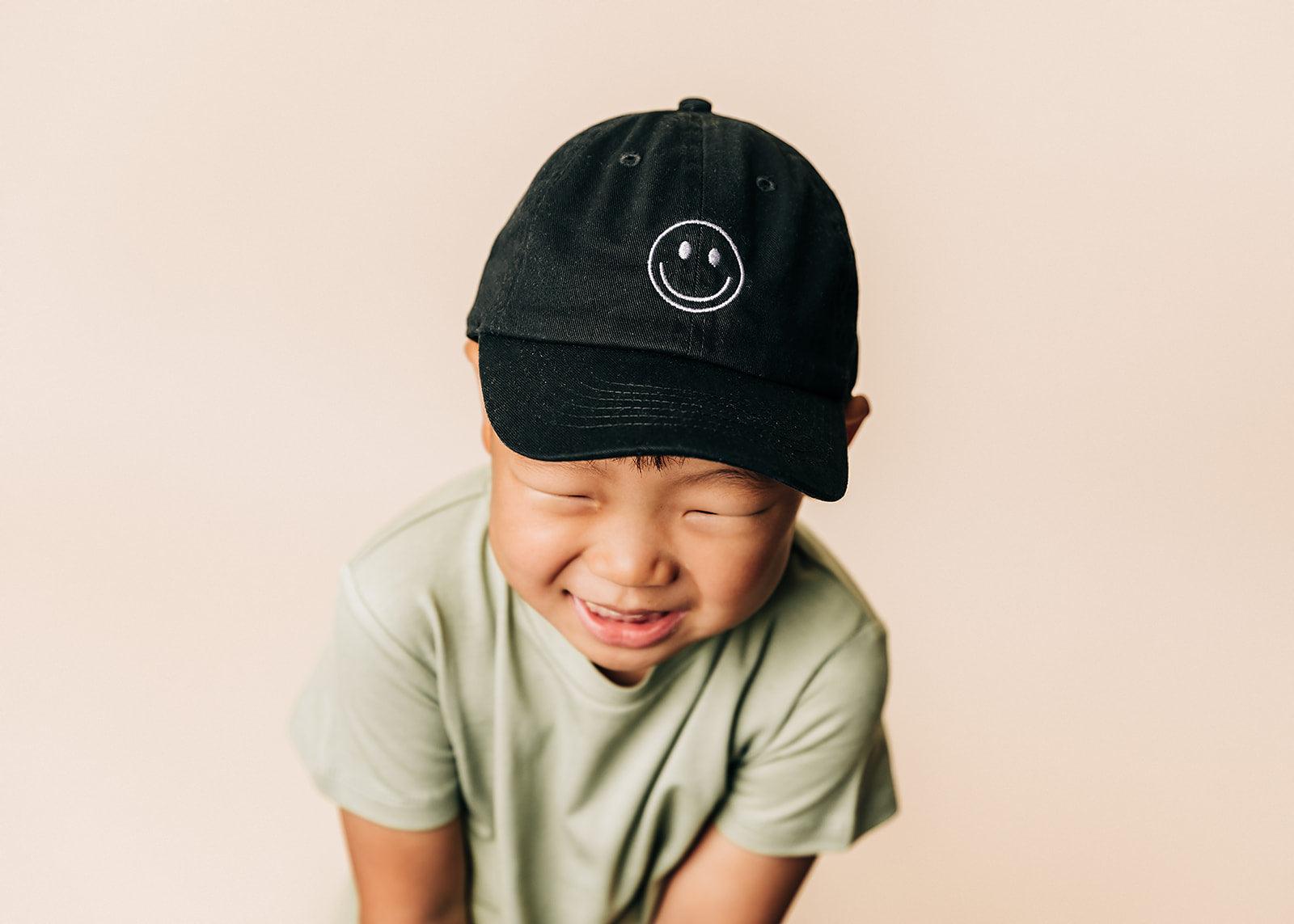 Smiley Face Baseball Hat - BIG FRENCHIES
