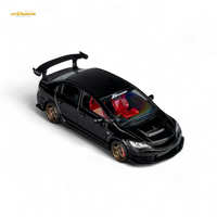 Microturbo FD2 J'S Racing Metallic Black 1:64