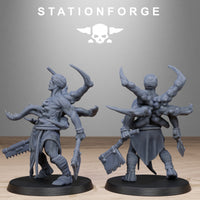 3D Printed Corrupted Guard Butchers by StationForge Miniatures