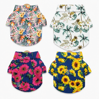 Tropical Floral Beach Hawaii Dog Shirt