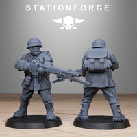 3D Printed FreeGuard Infantry by StationForge Miniatures