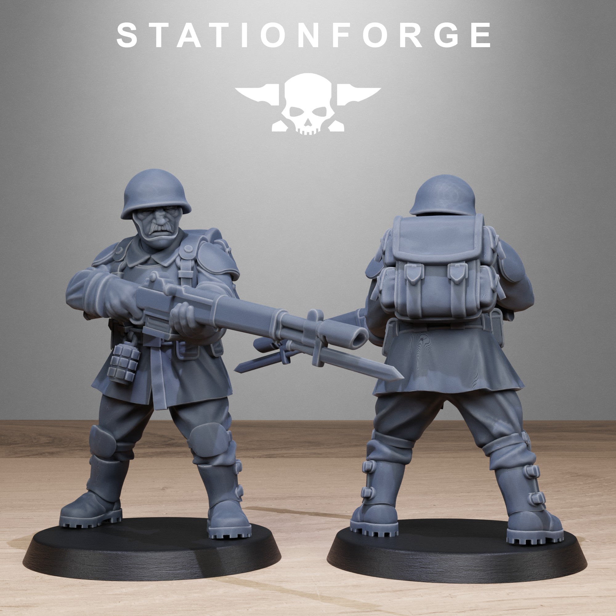 3D Printed FreeGuard Infantry by StationForge Miniatures