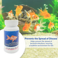Fish Ceph 500mg Capsules for Aquarium Fish – 60 Count – Water Care Support