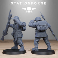 3D Printed FreeGuard Infantry by StationForge Miniatures