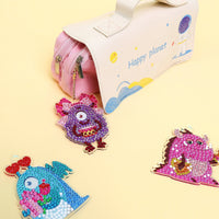 Adorable Keychains Diamond Art Kit – Monsters (Set of 15) - BIG FRENCHIES