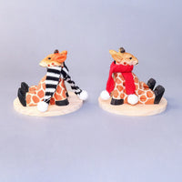 Paint Your Own Wood Carved Giraffe DIY Painting Kit - BIG FRENCHIES