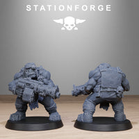 3D Printed Orkaz Bros Infantry by StationForge Miniatures