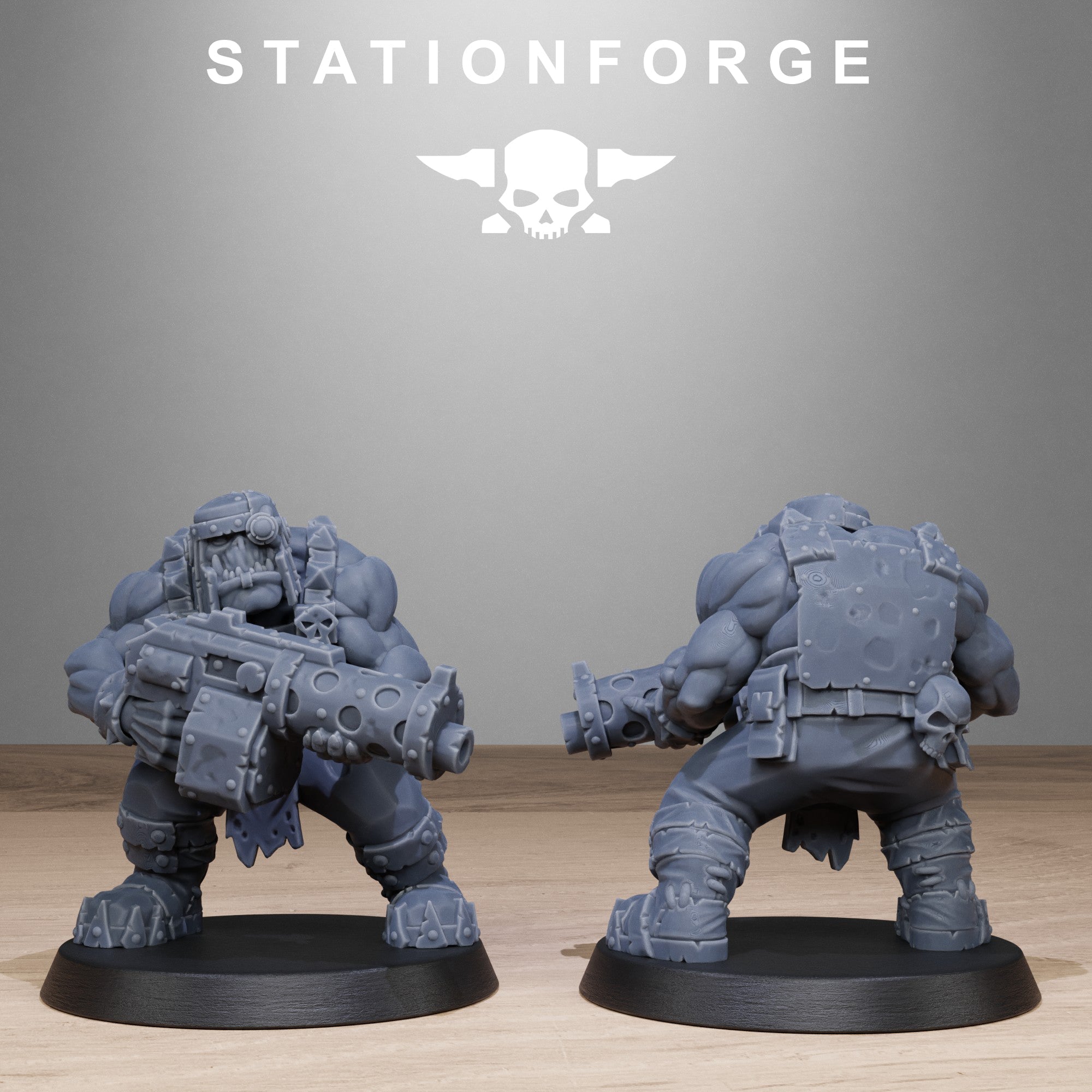 3D Printed Orkaz Bros Infantry by StationForge Miniatures