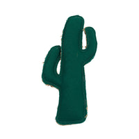 Country Living Canvas & Jute Cactus-Shaped Dog Chew Toy – Durable, Safe and Non-Toxic - BIG FRENCHIES