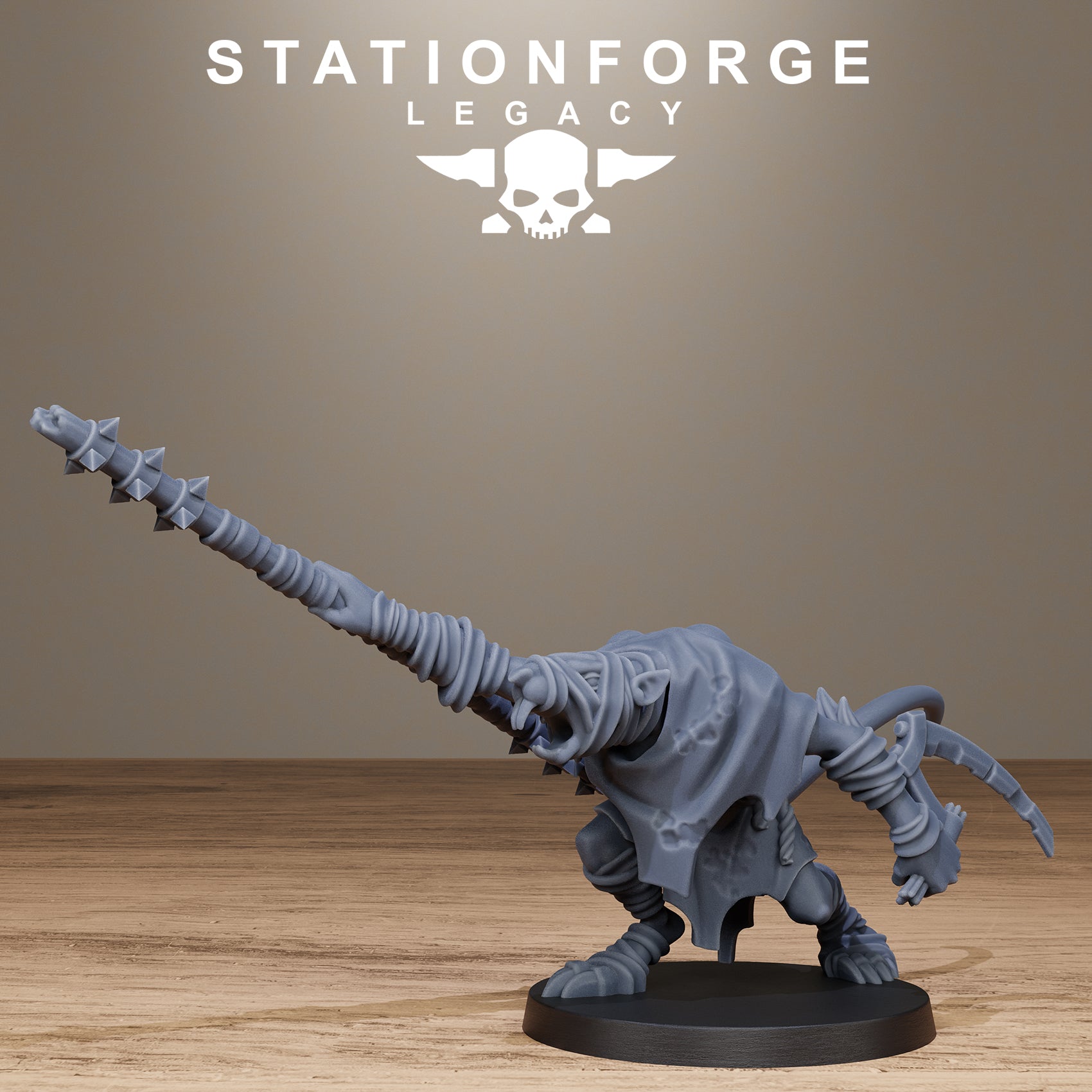 3D Printed Rotfang Plague Bearers by Stationforge Legacy Miniatures
