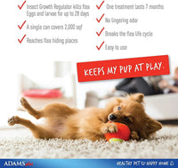 Adams Plus Flea & Tick Carpet Spray Indoor Home Pest Control 16 oz.