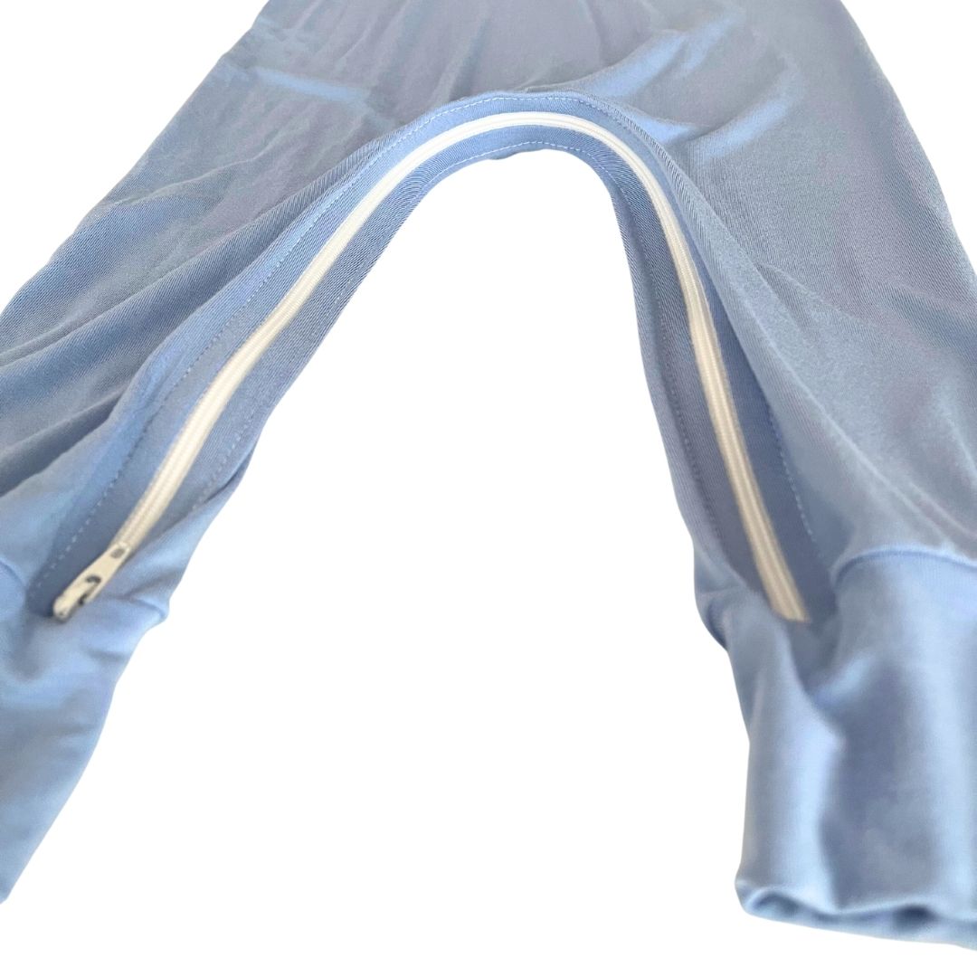 Ocean Bamboo Lyocell Romper with G-Tube Access