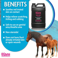 EQyss Micro-Tek Medicated Itch Relief Shampoo for Horses Gallon
