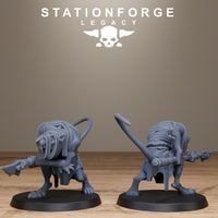 3D Printed Rotfang Melee Infantry by Stationforge Legacy Miniatures