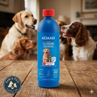 Adams Flea & Tick Cleansing Shampoo 12oz Kills Pet Fleas Ticks Eggs & Lice