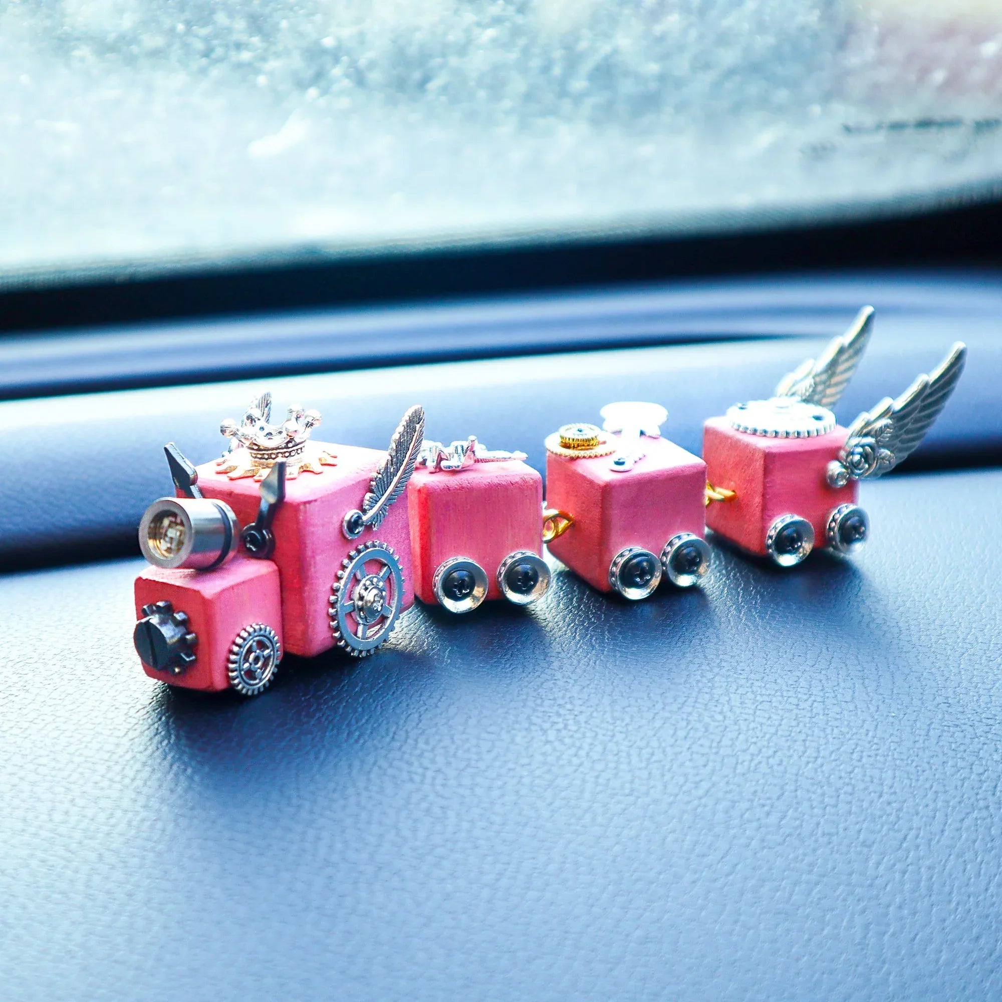 DIY Timber Train Kit – Build a Wooden Train with LED Light, Fun Accessories, Home and Office Décor - BIG FRENCHIES