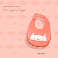 Baby Waterproof And Stain-resistant Food-grade Silicone Bib