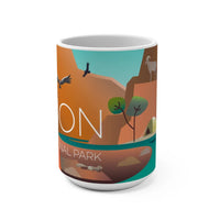 ZION NATIONAL PARK 11 OZ OR 15 OZ CERAMIC MUG - BIG FRENCHIES