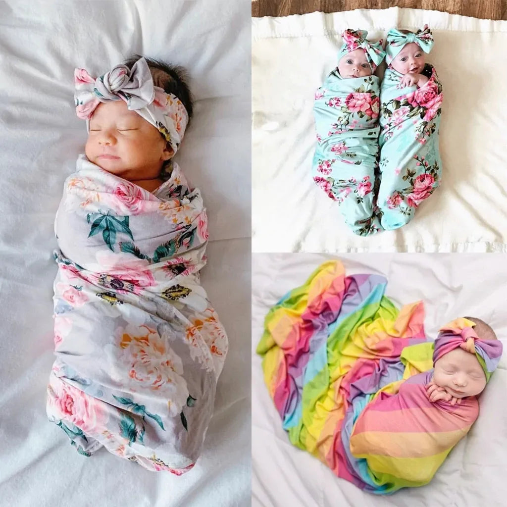 Newborn Swaddle Blanket - # BAGE41110009 - BIG FRENCHIES