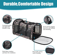 Soft-Sided Pet Carrier for Cats & Small Dogs, 22 lb, 19-Inch
