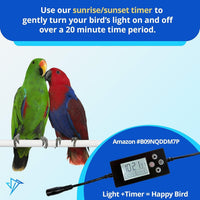 Happybird Lighting Bird Cage Light with Chew Guard - BIG FRENCHIES